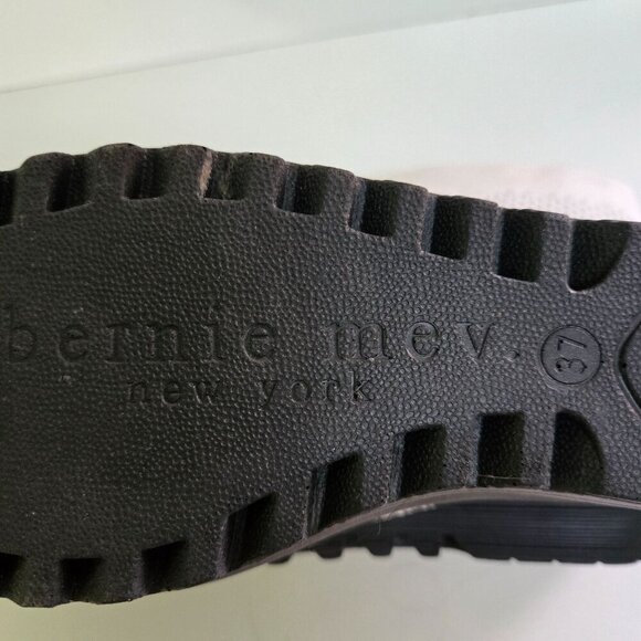 Bernie Mev Josephina White Mesh Pull On Wedge Shoes Size 37 - Picture 6 of 8